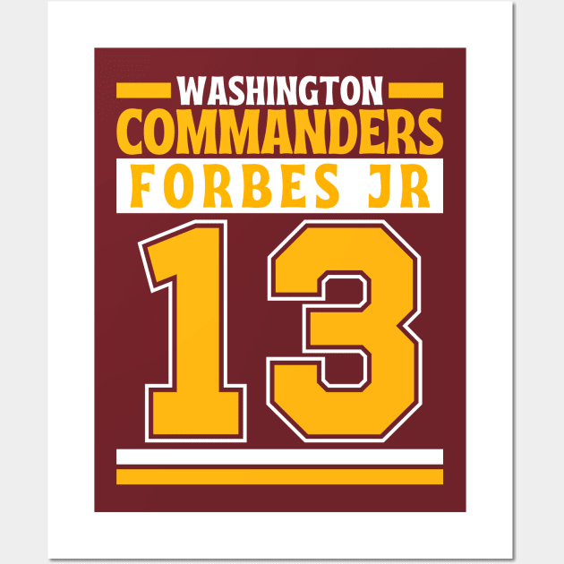 Washington Commanders Forbes Jr 13 Edition 1 Wall Art by Astronaut.co